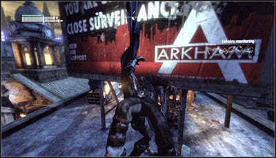 How to complete: You can approach this challenge only after unlocking the Grapnel Gun Boost - Batman (24-40) | Physical challenges - Physical challenges - Batman: Arkham City Game Guide