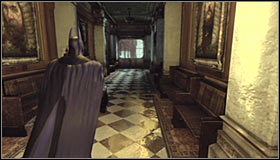 If you start at the ground floor, you will have to find stairs #1 - Save Catwoman from Two-Face | Main story - Main story - Batman: Arkham City Game Guide