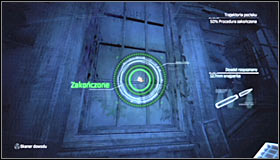 Start off by launching the Evidence Scanner by pressing LB - Scan the crime scene for ballistic evidence | Main story - Main story - Batman: Arkham City Game Guide