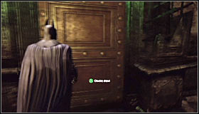 If you dont want to follow the same route, you can head to the door located in the corner of the room #1 - Locate the source of the sniper shot | Main story - Main story - Batman: Arkham City Game Guide