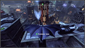 You next target is the Medical Center found inside the church located north-east youre your current location - Locate the source of the sniper shot | Main story - Main story - Batman: Arkham City Game Guide