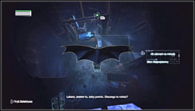 Now we will focus on eliminating the second guard with a hostage #1 - Locate the source of the sniper shot | Main story - Main story - Batman: Arkham City Game Guide