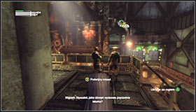 Use the nearest door leading to the further part of the Steel Mill #1, the Smelting Chamber - Save the doctor from Jokers thugs | Main story - Main story - Batman: Arkham City Game Guide