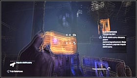 Keep on sending charges to give the hook momentum, causing it to hit the door leading into Jokers office #1 - Break into Jokers office in the Loading Bay | Main story - Main story - Batman: Arkham City Game Guide