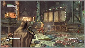 9 - Break into Jokers office in the Loading Bay | Main story - Main story - Batman: Arkham City Game Guide