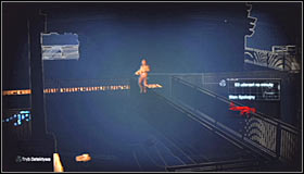 If you want, you can talk with the Political Prisoner standing on the roof of one of the buildings west of the station #1, though its optional - Track Freezes location by identifying the coldest point in Arkham | Main story - Main story - Batman: Arkham City Game Guide