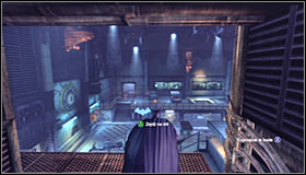 After reaching the upper level, approach the vent grate #1 and pull it out by systematically pressing A - Locate Mister Freeze and recover the cure | Main story - Main story - Batman: Arkham City Game Guide