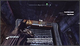 Once again jump into the shaft and return to the main corridor - Rescue Mister Freeze from Penguin in the Museum | Main story - Main story - Batman: Arkham City Game Guide