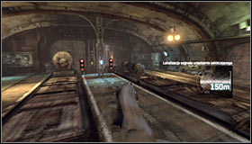 After reaching the station, carefully approach the two guards on the left and take them out simultaneously #1 - Disable Penguins Final Communications Disruptor underground | Main story - Main story - Batman: Arkham City Game Guide