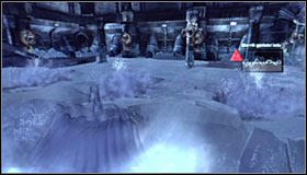 Try jumping off the upper ledge #1 and you will be informed of some very nasty handicap - Rescue remaining undercover GCPD officers in the Museum | Main story - Main story - Batman: Arkham City Game Guide