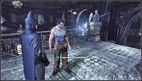 Note that the thug holding the hostage at gunpoint sometimes turns around with him - Rescue remaining undercover GCPD officers in the Museum | Main story - Main story - Batman: Arkham City Game Guide