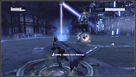 This phase doesnt differ much from the last one, through this time Grundys attacks will be more powerful - Defeat Solomon Grundy | Main story - Main story - Batman: Arkham City Game Guide