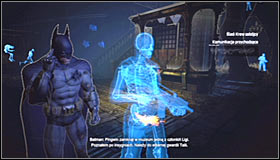 You begin inside the museum, in the Trophy Room to be precise - Analyse the assassins blood to follow her trail | Main story - Main story - Batman: Arkham City Game Guide