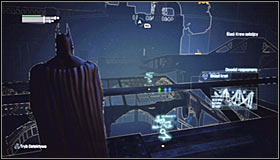 4 - Follow assassin using tracker device to locate Ras al Ghul | Main story - Main story - Batman: Arkham City Game Guide
