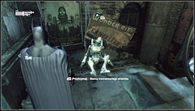 1 - Reconstruct video data from the Mechanical Guardian | Main story - Main story - Batman: Arkham City Game Guide
