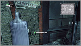 2 - Locate the secret entrance using the video data | Main story - Main story - Batman: Arkham City Game Guide
