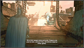 After reaching the new location, hear out what Ras al Ghul has to say - Locate Ras al Ghul and obtain a sample of his blood | Main story - Main story - Batman: Arkham City Game Guide