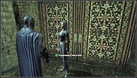 Note that youve returned to the same room to which Talia has brought you before - Locate Ras al Ghul and obtain a sample of his blood | Main story - Main story - Batman: Arkham City Game Guide