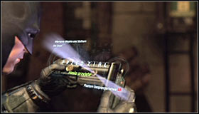 After the fight examine the northern part of this room - Return to the GCPD to deliver the blood of Ras al Ghul to Mister Freeze | Main story - Main story - Batman: Arkham City Game Guide