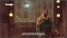 Go west a bit and place yourself on the highest platform so that you have the glass wall - behind which you should see some enemies - in front of you #1 - Infiltrate the Steel Mill (part 2) | Main story - Main story - Batman: Arkham City Game Guide