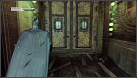 Use the northern door to reach the Loading Bay #1 - Locate Joker in the Steel Mill | Main story - Main story - Batman: Arkham City Game Guide