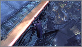 Now you will be able to use the new passage which will take you north - Climb the observation deck to stop Protocol 10 | Main story - Main story - Batman: Arkham City Game Guide