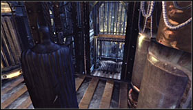 Head towards the bigger platform #1, therefore ending the first part of the climb - Climb the observation deck to stop Protocol 10 | Main story - Main story - Batman: Arkham City Game Guide