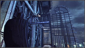 Head right and eventually you will reach a spot #1 where you will have to start climbing up again - Climb the observation deck to stop Protocol 10 | Main story - Main story - Batman: Arkham City Game Guide