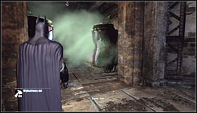 Go inside the room in which Bane stored the six containers he has found #1 and prepare the Explosive Gel - Fragile Alliance - p. 2 | Side missions - Side missions - Batman: Arkham City Game Guide
