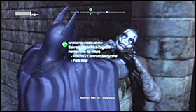 After getting inside - in accordance with Riddlers warning - you will be attacked by a group of thugs - Enigma Conundrum (riddles 1-9) | Side missions - Side missions - Batman: Arkham City Game Guide
