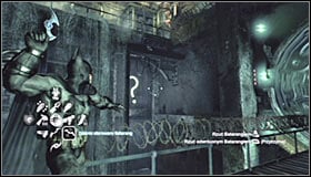 Note that therefore you have blocked the water flow in the right part of the waterfall, unveiling a question mark #1 - Enigma Conundrum (riddles 10-15) | Side missions - Side missions - Batman: Arkham City Game Guide