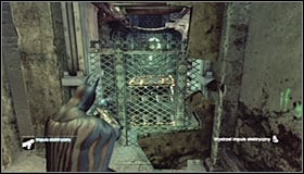 In the distance you should see a question mark, but a steel plate is blocking the path - Enigma Conundrum (riddles 10-15) | Side missions - Side missions - Batman: Arkham City Game Guide