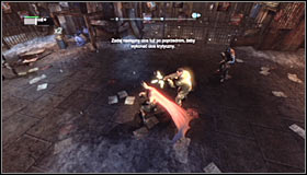 The further part of this mission is very similar - Acts of Violence | Side missions - Side missions - Batman: Arkham City Game Guide