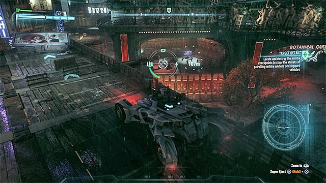 Point 4 - You will find drones in addition to the standard enemies in the fenced territory - Own the Roads | Side missions (Most Wanted) | Batman Arkham Knight - Side missions (Most Wanted) - Batman: Arkham Knight Game Guide & Walkthrough