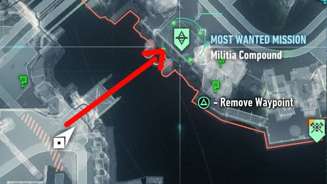 Point 1 - At first the checkpoint seems to be extremely hard to secure due to bandits and drones and the lack of possibility to reach it in the Batmobile - Own the Roads | Side missions (Most Wanted) | Batman Arkham Knight - Side missions (Most Wanted) - Batman: Arkham Knight Game Guide & Walkthrough