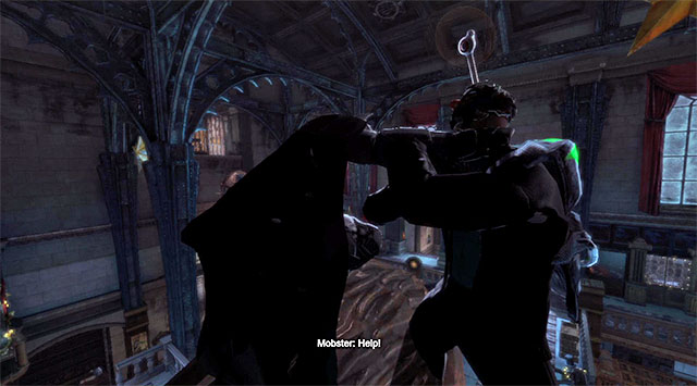 An important new element of this event is that, in the bank, you will meet an enemy using a disrupting device for the first time so, you will not be able to use the detective vision at first, to follow the actions of the other enemies - Apprehend the Joker | Main storyline - Main storyline - Batman: Arkham Origins Game Guide
