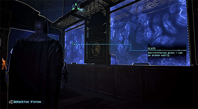 Around, you will find a lot of unstable walls - Apprehend the Joker | Main storyline - Main storyline - Batman: Arkham Origins Game Guide