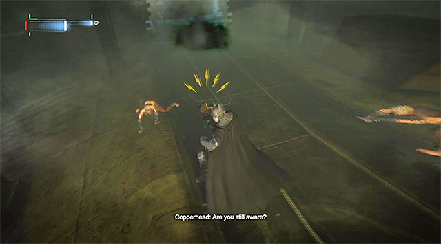 Watch out for the clone with the knife - Reach the antidote drop point | Main storyline - Main storyline - Batman: Arkham Origins Game Guide