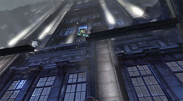 The window - Gain access to the penthouse - East tower | Main storyline - Main storyline - Batman: Arkham Origins Game Guide
