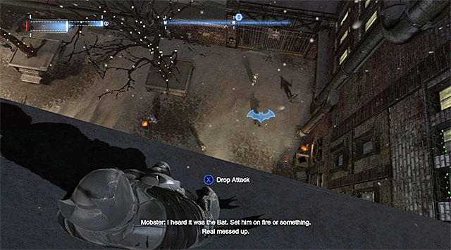 The place of destroying the first stash - Black Mask | Most Wanted - Most Wanted - Batman: Arkham Origins Game Guide