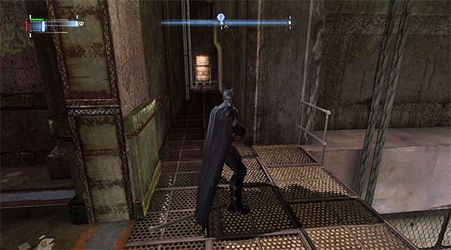 The best way to approach the missions marker is by approaching the Eastern gate, locating the bridge shown in screenshot 1 and entering the building - Black Mask | Most Wanted - Most Wanted - Batman: Arkham Origins Game Guide