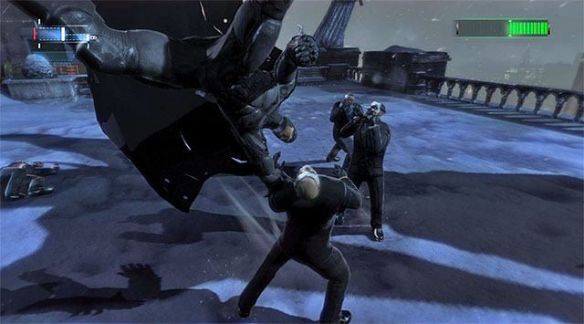 You can use Banes goons to charge the gloves - Bane | Boss fights - Boss fights - Batman: Arkham Origins Game Guide
