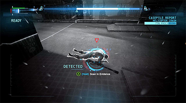 The dead SWAT team member - Case 1224-4: Helicopter Crash | Casefile Reports - Casefile Reports - Batman: Arkham Origins Game Guide