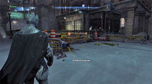 The starting point for this investigation is the crime scene shown in the above screenshots, located in the central part of the Burnley district, to the North of the police precinct - Case 1224-5: Burnley Hit and Run | Casefile Reports - Casefile Reports - Batman: Arkham Origins Game Guide