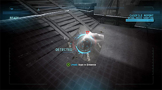 The corpse - Case 1224-6: Dixon Docks Shooting | Casefile Reports - Casefile Reports - Batman: Arkham Origins Game Guide