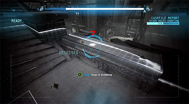 The DNA trace - Case 1224-6: Dixon Docks Shooting | Casefile Reports - Casefile Reports - Batman: Arkham Origins Game Guide