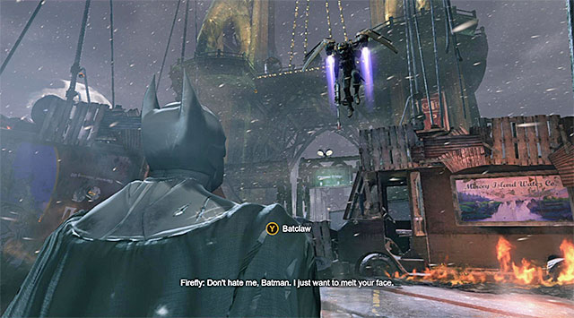 Press the counter-attack button - Defeat Firefly | Main storyline - Main storyline - Batman: Arkham Origins Game Guide