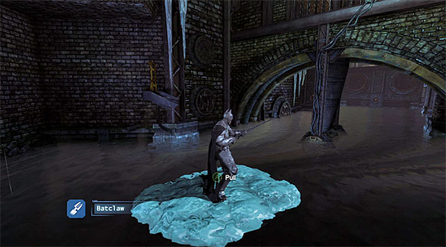 Pull yourself towards the successive anchor points - Gain access to Blackgate Prison via the sewers | Main storyline - Main storyline - Batman: Arkham Origins Game Guide