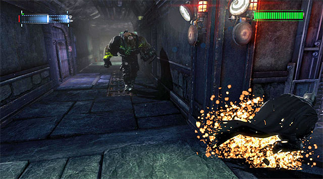 You can use pellets to help yourself escape Bane - Defeat Bane #2 | Main storyline - Main storyline - Batman: Arkham Origins Game Guide