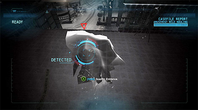 The corpse - Case 1224-8: Amusement Mile Mauling | Casefile Reports - Casefile Reports - Batman: Arkham Origins Game Guide